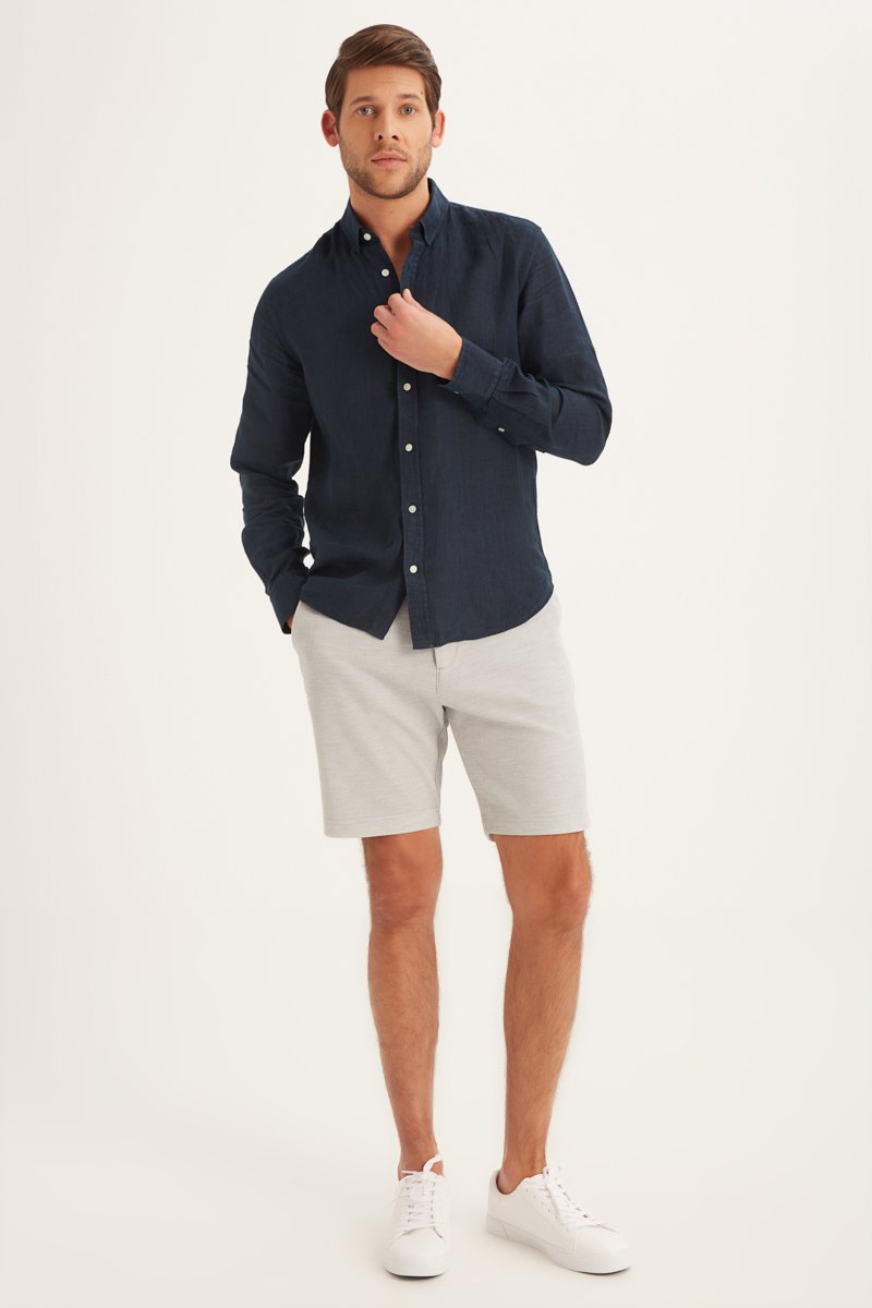 Raphael Bermuda - Gray - Fiji Beachwear - 4