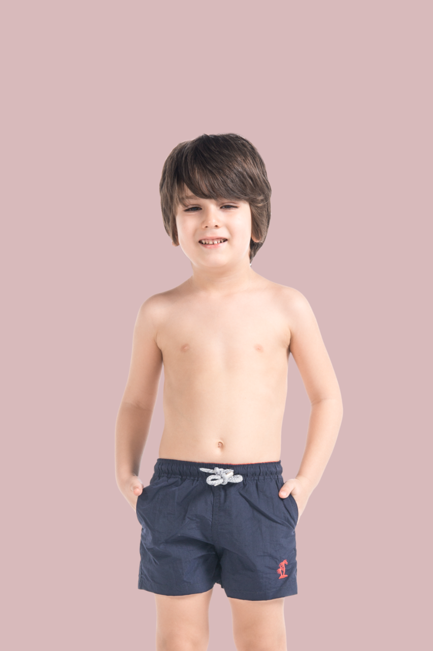 SOLID NAVY - Erkek Çocuk Mayo - Fiji Beachwear - 2
