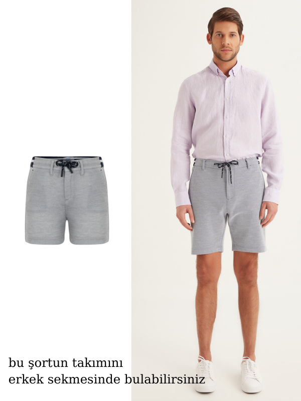 Raphael Çocuk Bermuda - Gri - Fiji Beachwear - 4