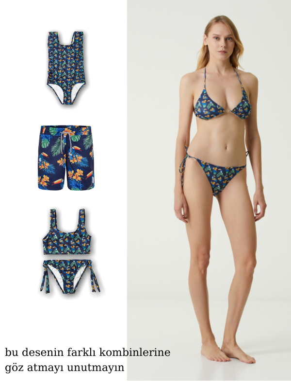 CAPRI - Kız Çocuk Sporty Bikini - Fiji Beachwear - 4