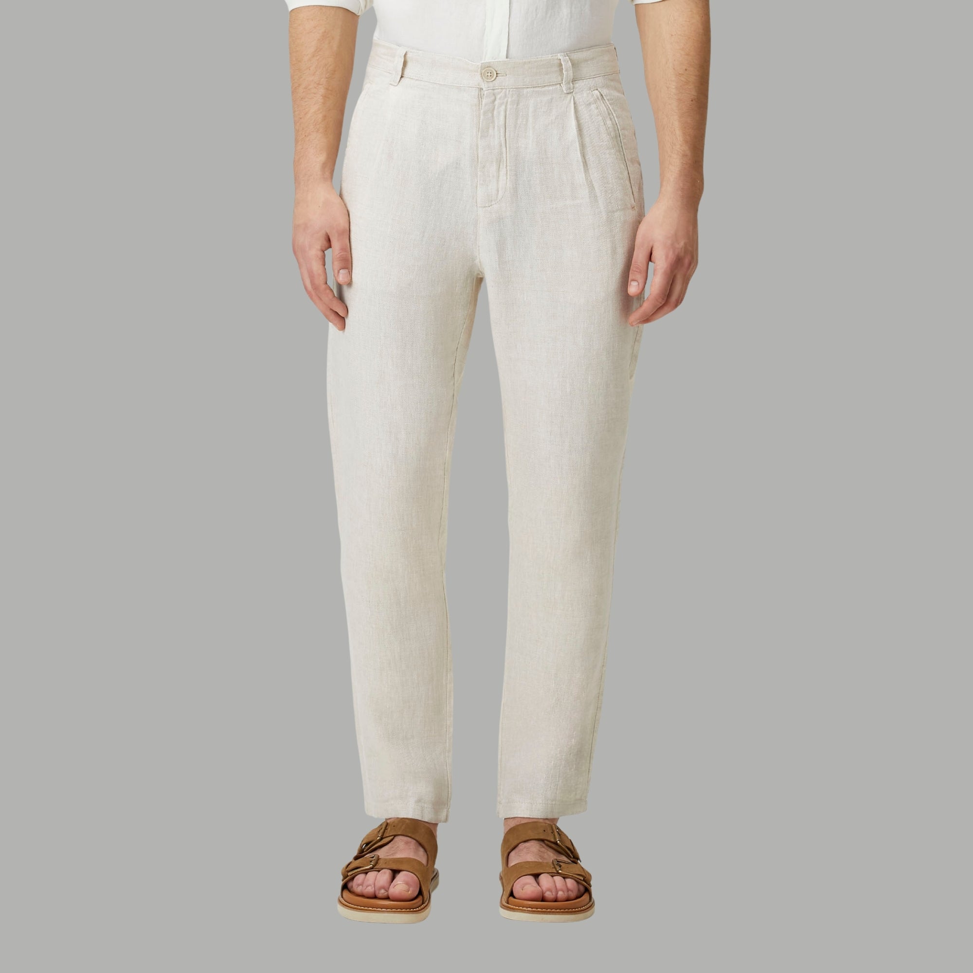 Natural Linen Trousers