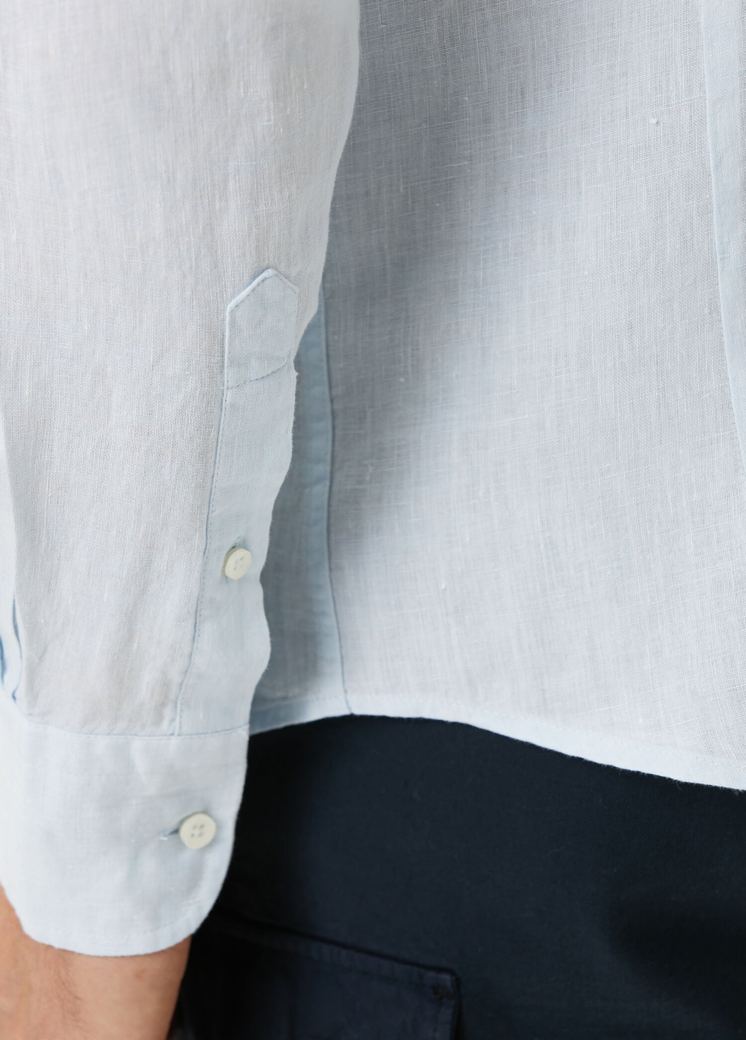 Linen Shirt - Light Blue