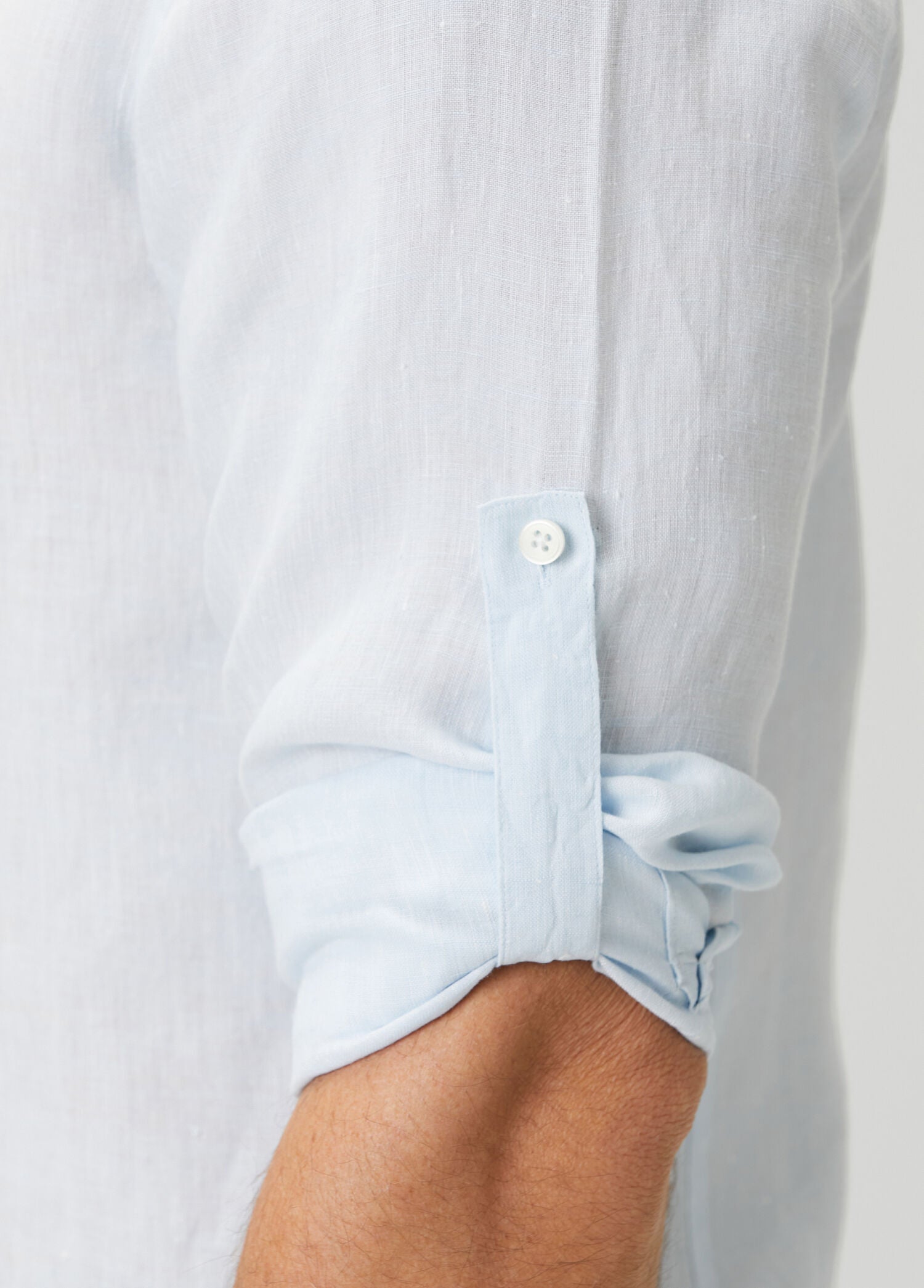 Linen Shirt - Light Blue