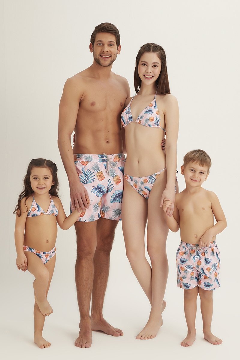 ALOHA -Kız Çocuk Üçgen Bikini - Fiji Beachwear - 4