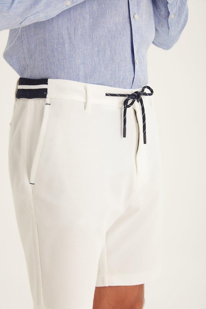 Raphael Bermuda - White - Fiji Beachwear - 4