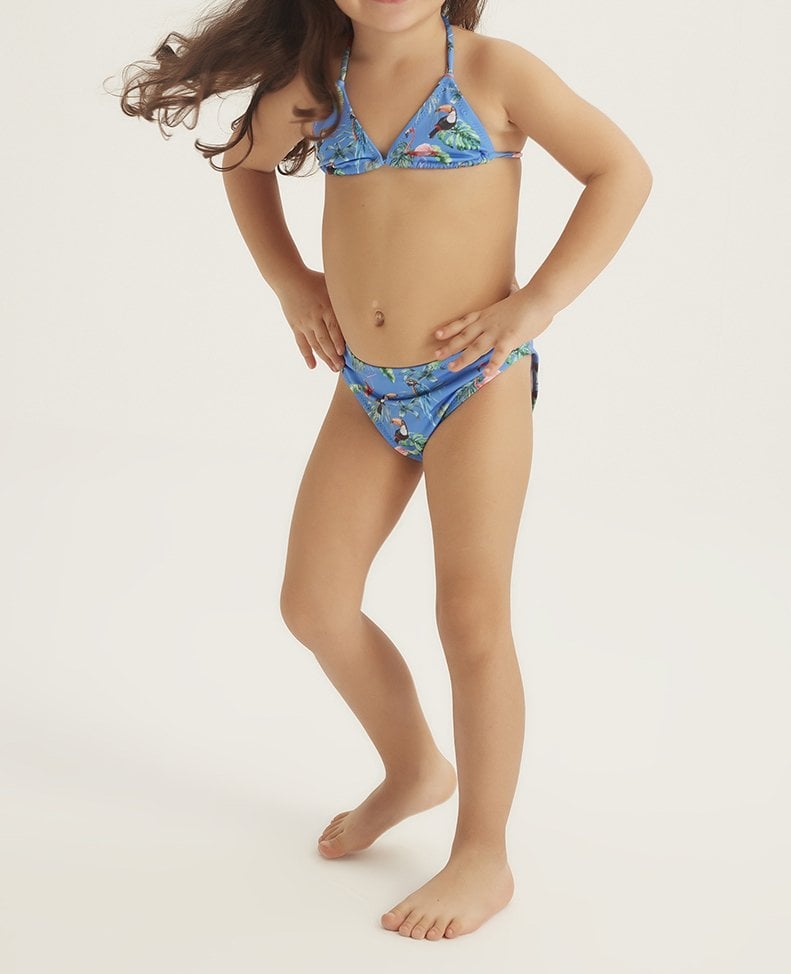 BLU - Kız Çocuk Üçgen Bikini - Fiji Beachwear - 4
