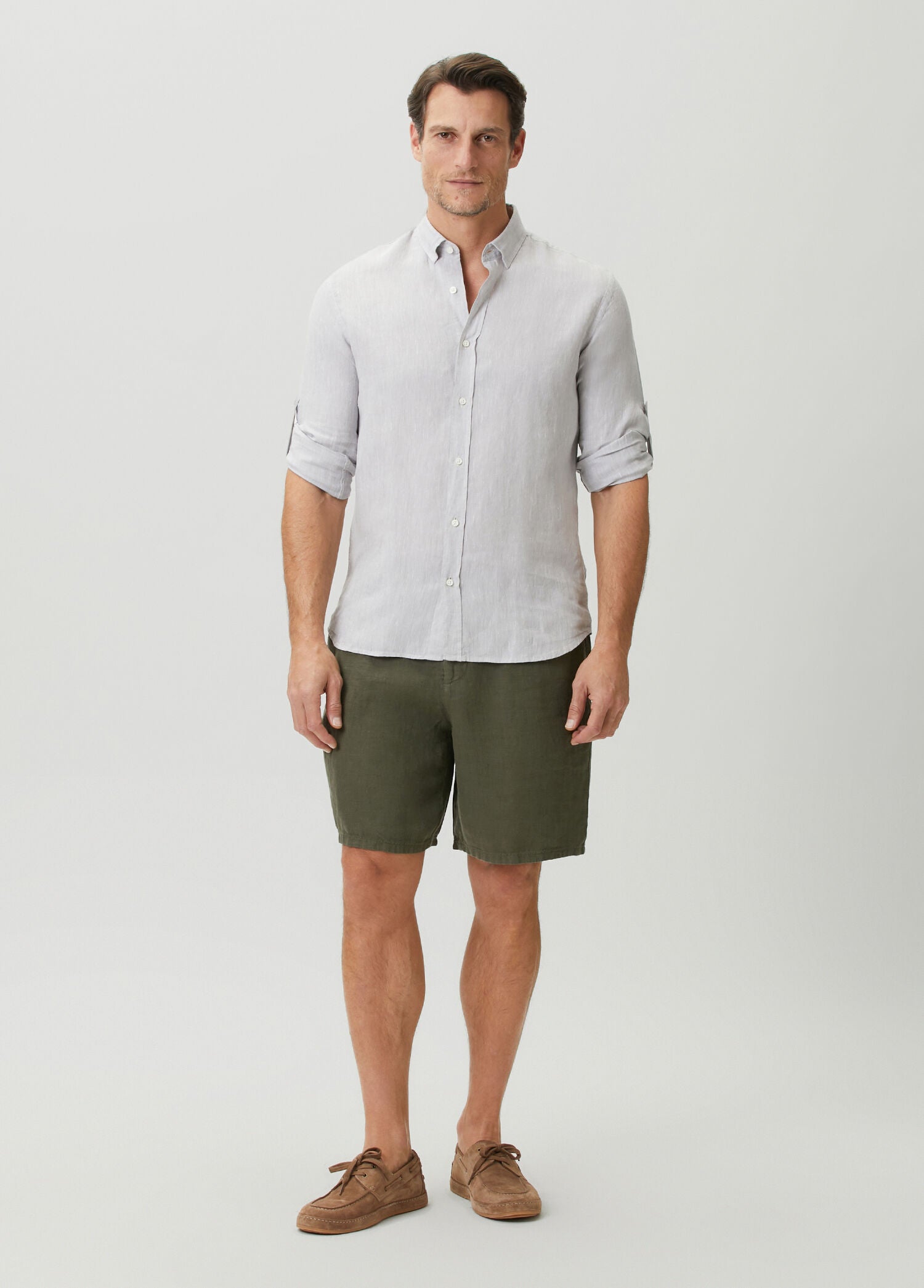 Linen Shirt - Grey
