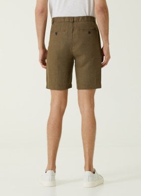 Haki - Keten Bermuda - Fiji Beachwear - 2