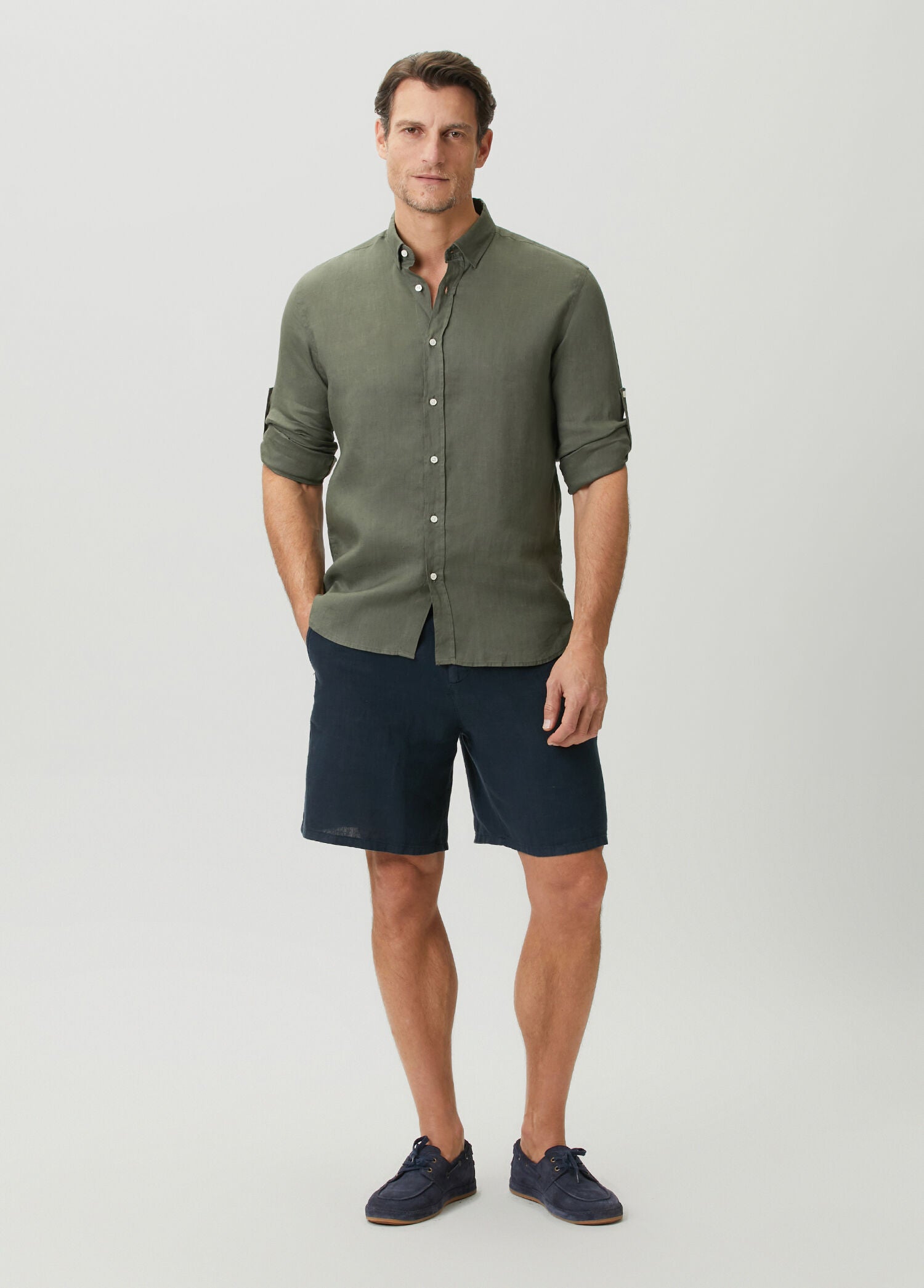 Linen Shirt - Khaki