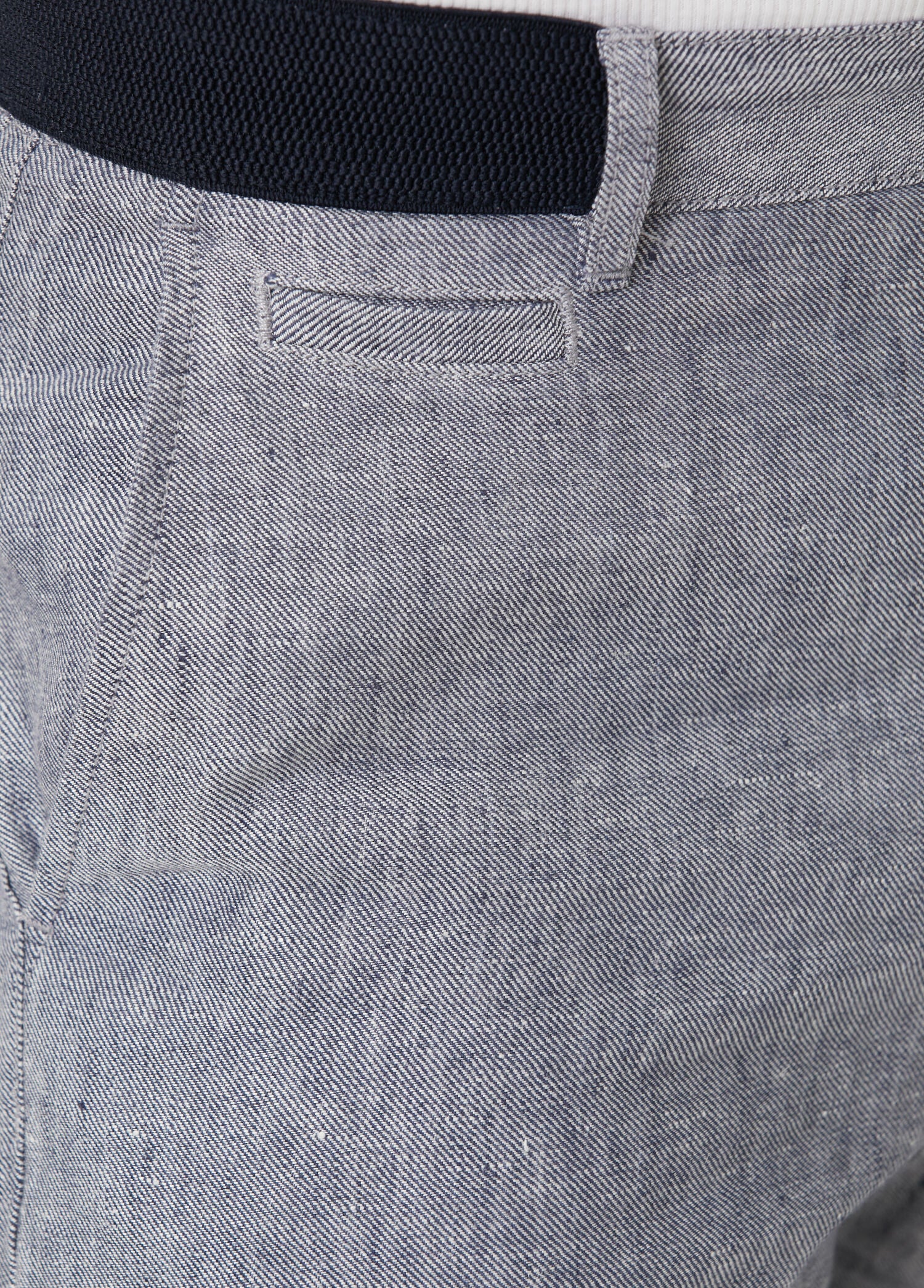 Indigo - Keten Bermuda
