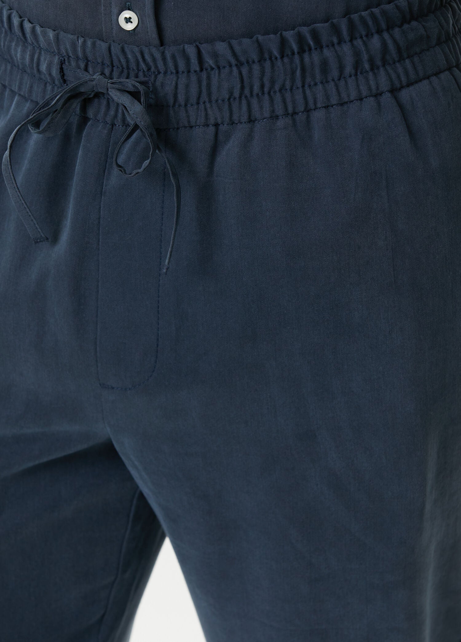 Premium Tencel Jogger Pantolon - Lacivert
