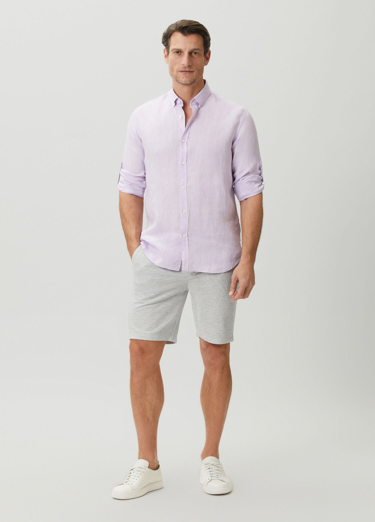 Linen Shirt - Lilac
