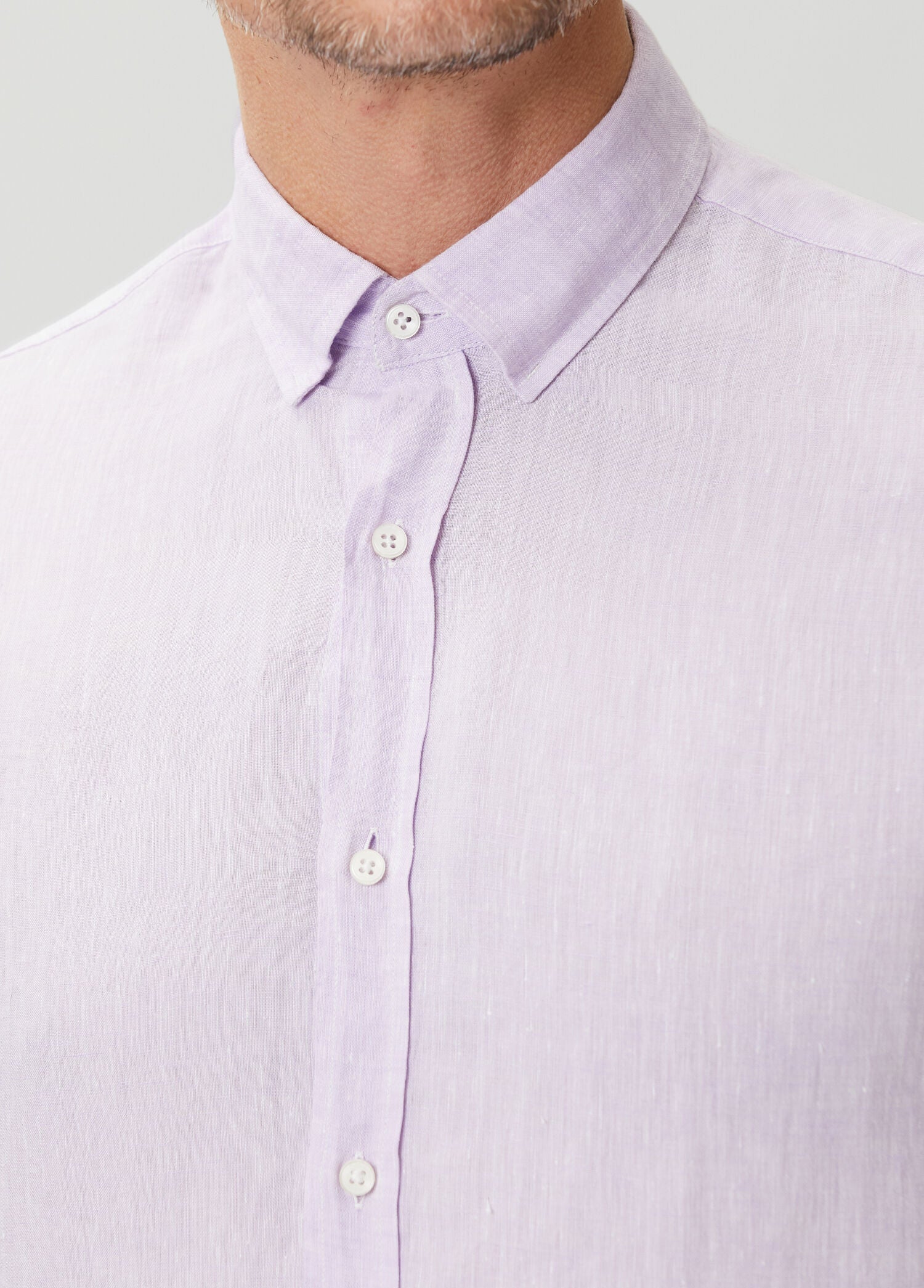 Linen Shirt - Lilac