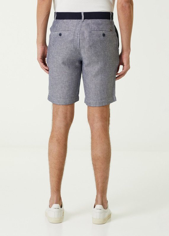 Indigo - Keten Bermuda - Fiji Beachwear - 2