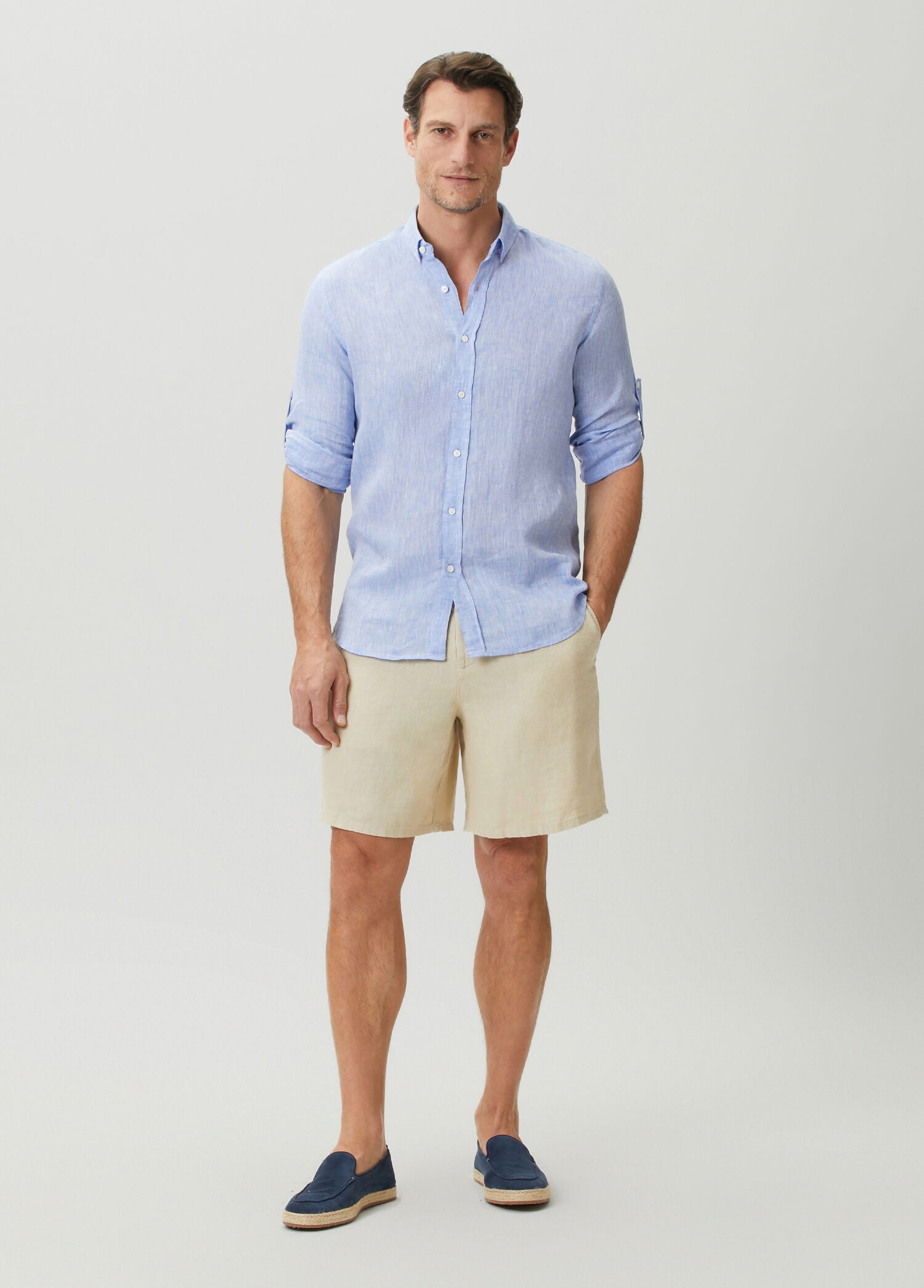 Linen Shirt - Blue