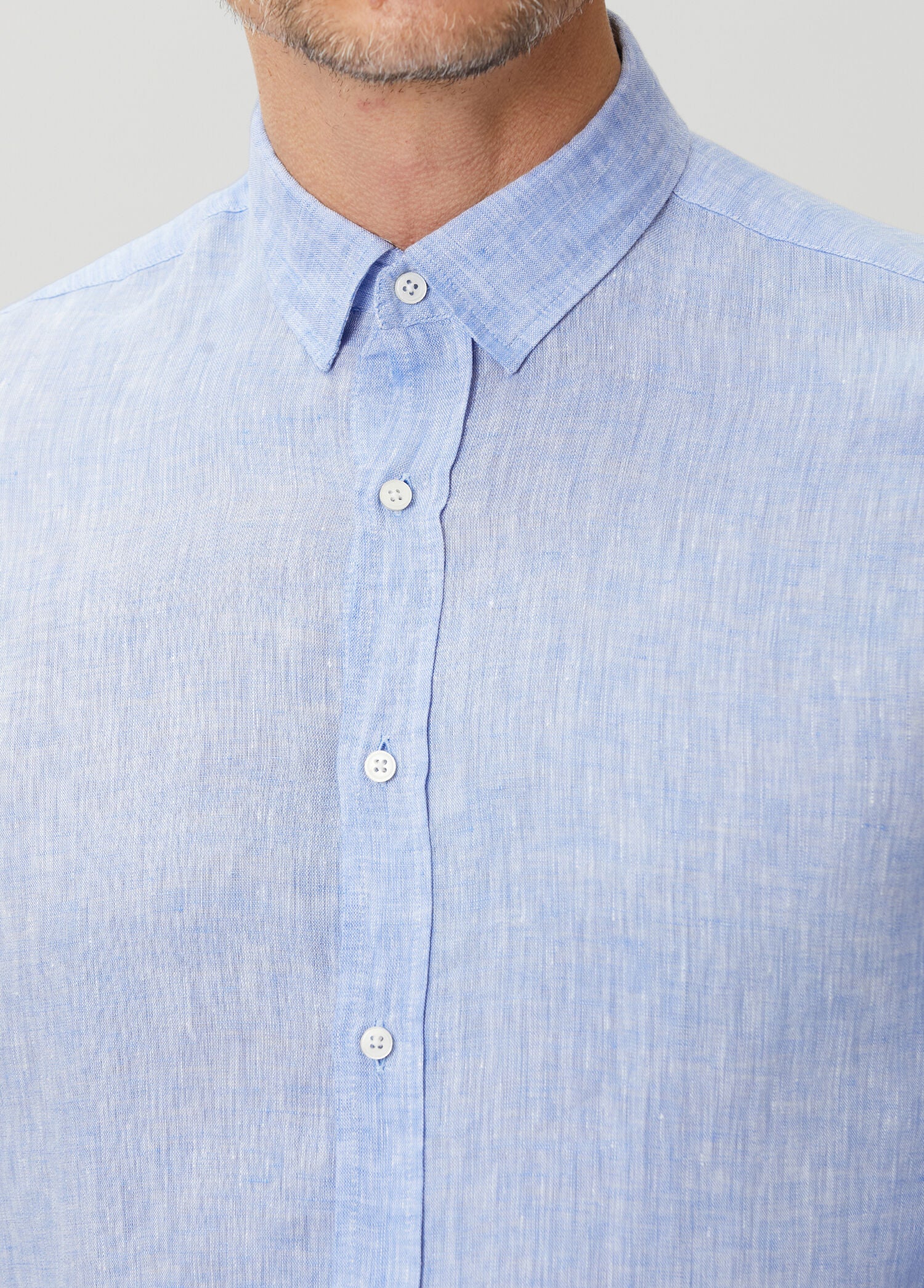 Linen Shirt - Blue