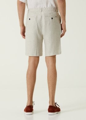 Naturel - Keten Bermuda - Fiji Beachwear - 2