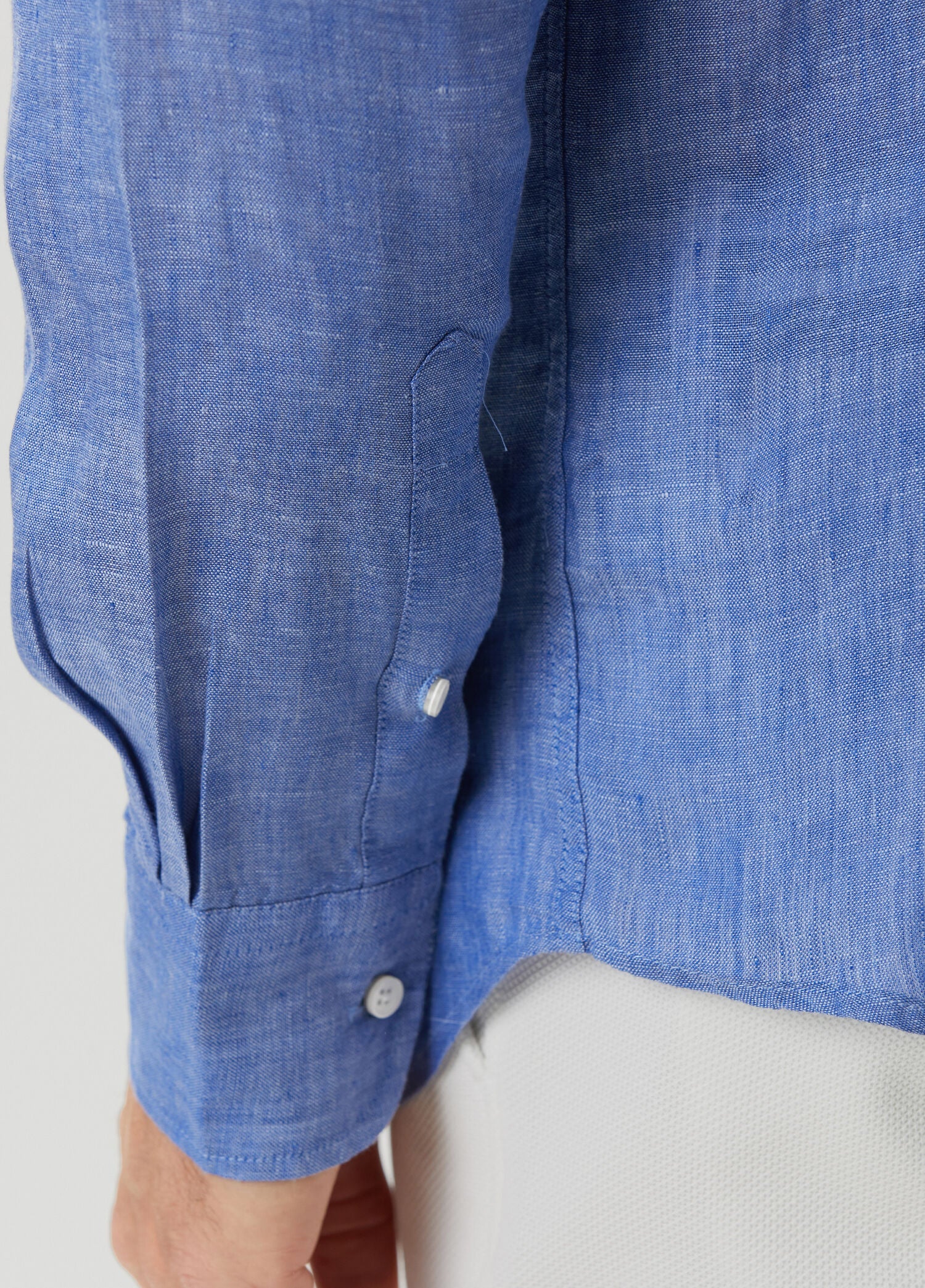 Linen Shirt - Royal Blue