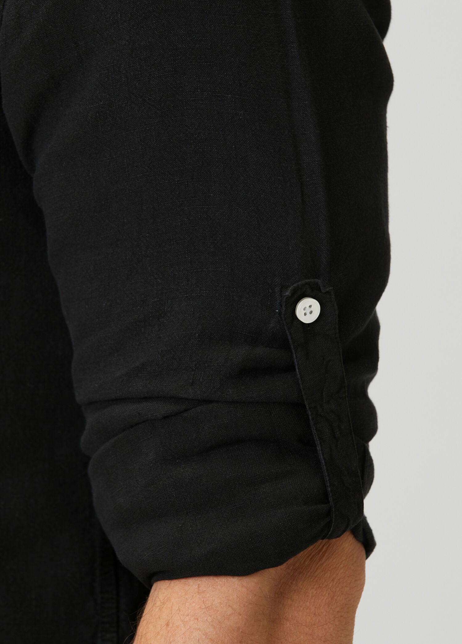 Linen Shirt - Black